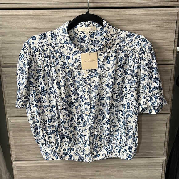 NWT Favorite Daughter Garden Party Top - Picture 2 of 7